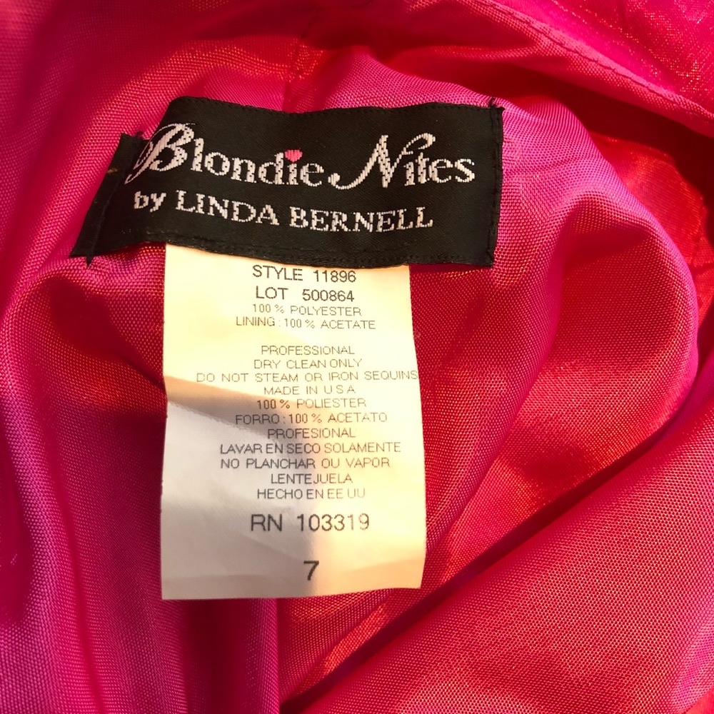 Bright Pink Evening Gown